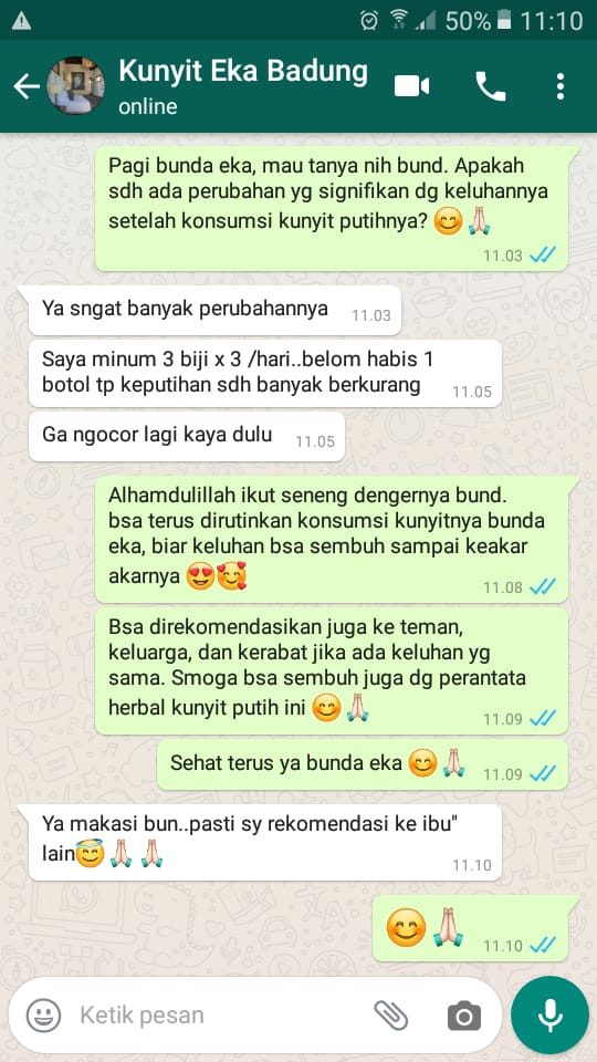 keputihan ga ngocor lagi