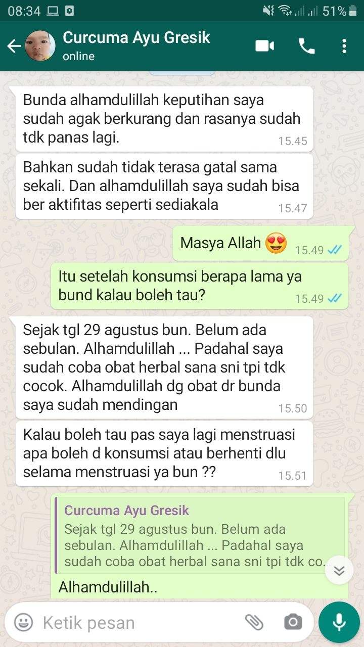 keputihan tidak gatal lagi