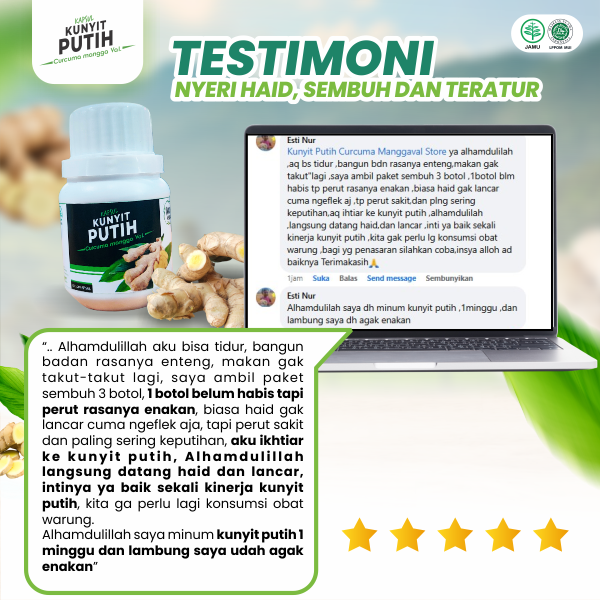 Testimoni Kunyit Heru Agustus 2025 10 - 26 Agustus 2025